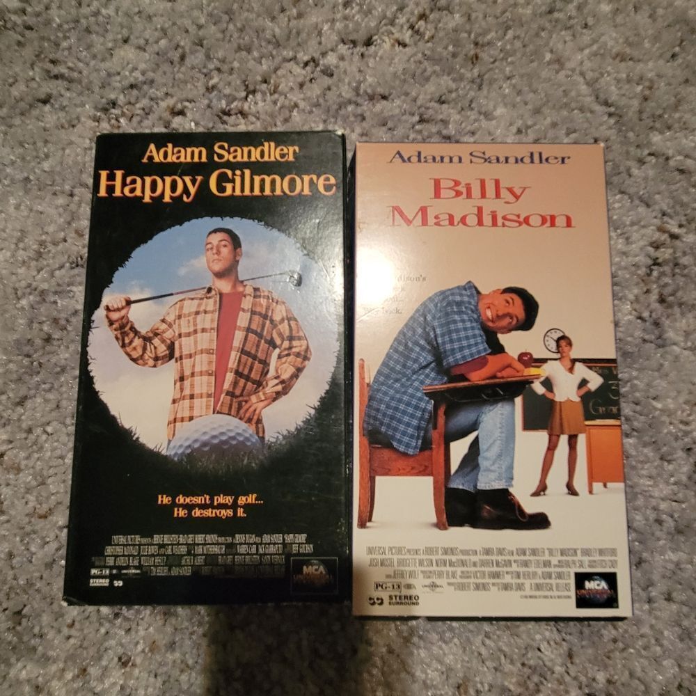 Adam Sandler VHS Movie Set